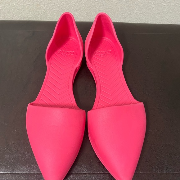 Native Audrey EVA Pointed Toe Flat Rubber Lightweight Women’s 8 Pink - Picture 2 of 11